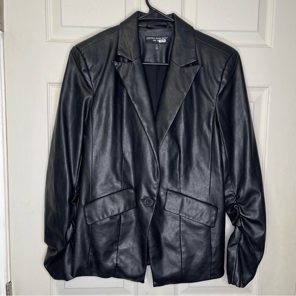 Central Park West Wednesday Vegan Blazer Sz S